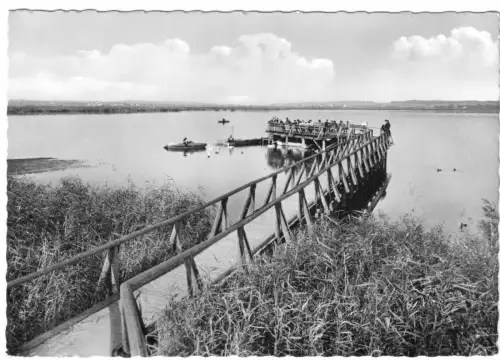 AK, Bad Buchau, Federseesteg, um 1969