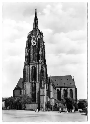 AK, Frankfurt am Main, Der Dom, 1968