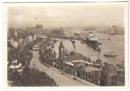 AK, Hamburg, Hafen-Panorama, 1931
