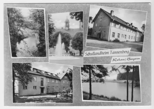 AK, Rehau Bayern, Schullandheim Tannenberg, fünf Abb., gestaltet, um 1970
