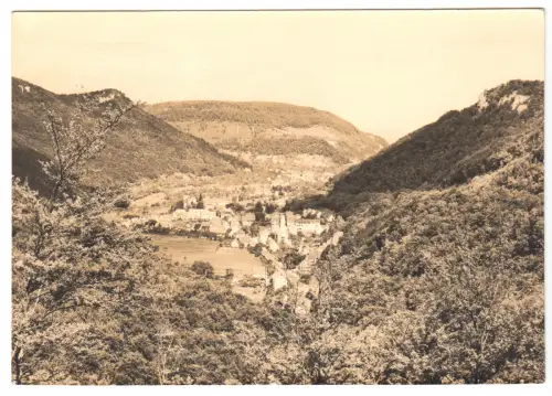 AK, Reutlingen, Gesamtansicht, Version 1, 1960, Echtfoto, Handabzug