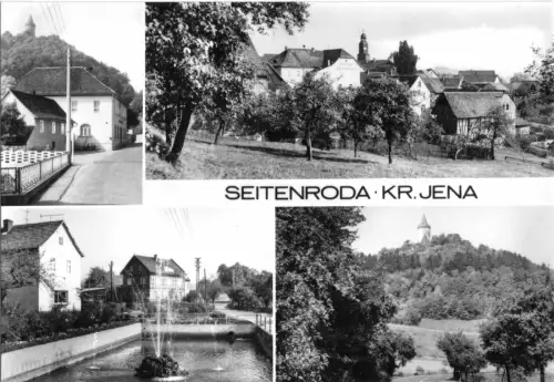 AK, Seitenroda Kr. Jena, vier Abb., 1974