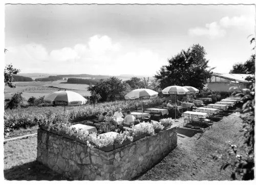 AK, Gattendorf über Hof Saale, Hotel - Restaurant Schloß Gattendorf, Terrasse