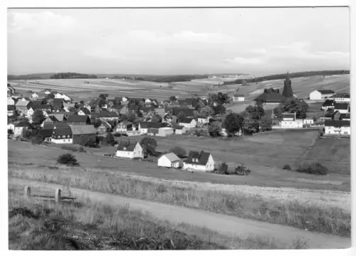 AK, Buchbach im Frankenwald, Gesamtansicht mit Laurentiuskirche, um 1978