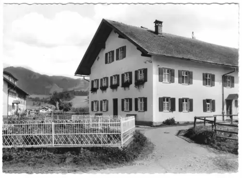 AK, Wertach Allgäu, Landhaus Keller, um 1966