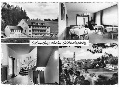 AK, Gößweinstein, Schrothkurheim, vier Abb., 1963