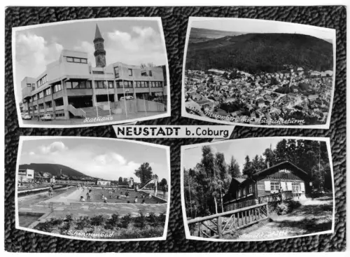 AK, Neustadt b. Coburg, vier Abb., um 1978