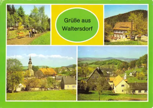 AK, Waltersdorf Kr. Zittau, vier Abb., 1988