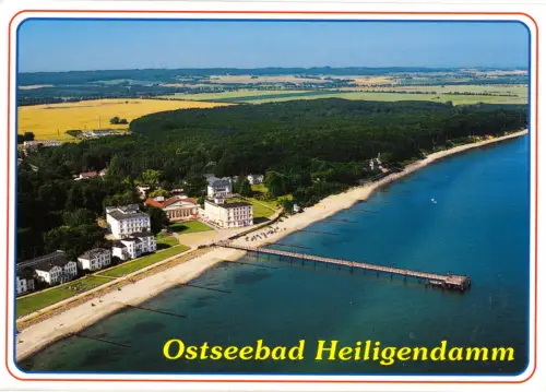 AK, Ostseebad Heiligendamm, Luftbildansicht mit Seebrücke, um 2010