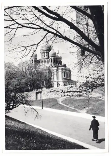 AK, Reval, Tallin, Estland, Blick zur Kathedrale, um 1958