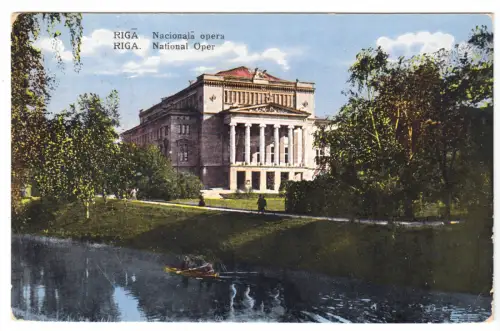 AK, Riga, Lettland, National-Oper, 1928