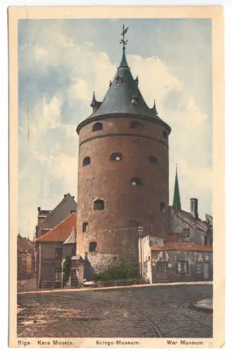 AK, Riga, Lettland, Kriegsmuseum, 1929