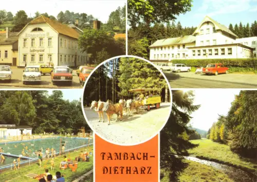 AK, Tambach-Dietharz Kr. Gotha, fünf Abb., 1988
