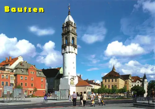 AK, Bautzen, Rathaus mit Hauptmarkt, um 2007