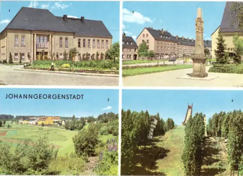 AK, Johanngeorgenstadt Erzgeb., vier Abb., 1970