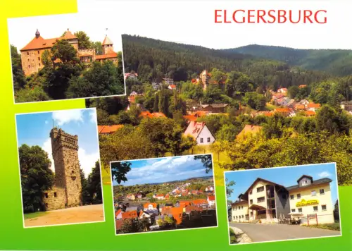 AK, Elgerburg Thür., fünf Abb., um 1999