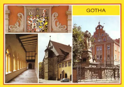 AK, Gotha, vier Abb., 1988