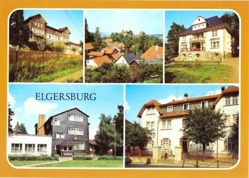 AK, Elgerburg Thür., fünf Abb., 1990