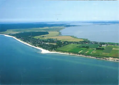 AK, Ostseebad Ahrenshoop, Luftbildansicht, um 1997