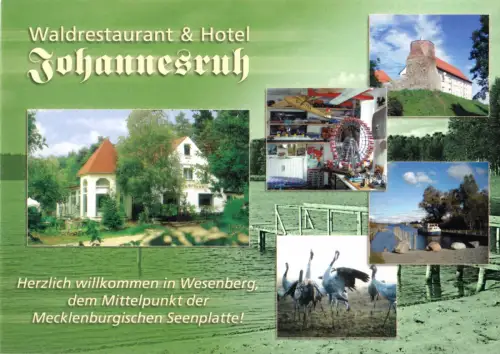 AK, Wesenberg Meckl., Waldrestaurant - Hotel "Johannesruh", um 2000