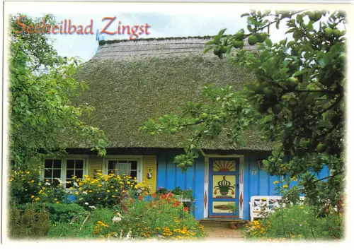 AK, Seeheibad Zingst am Darß, Rieddachhaus, um 2005