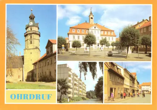AK, Ohrdruf Kr. Gotha, vier Abb., 1980