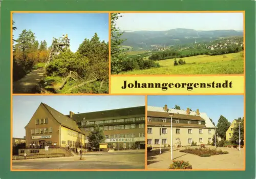 AK, Johanngeorgenstadt Kr. Schwarzenberg, vier Abb., 1988