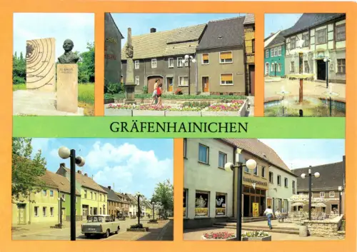 AK, Gräfenhainichen, fünf Abb., 1986