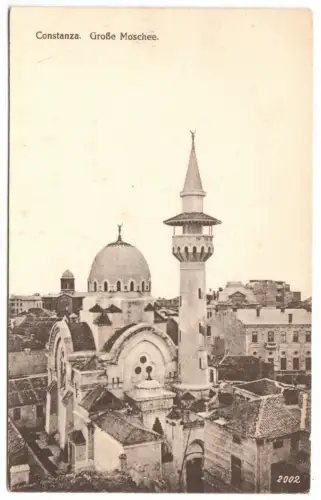 AK, Constanza, Constanța, Große Moschee, um 1917