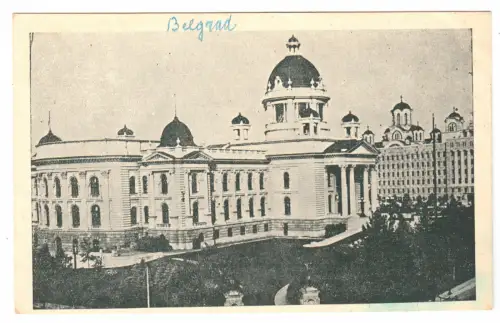 AK, Beograd, Belgrad, Serbien, Teilansicht, um 1943