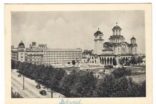 AK, Beograd, Belgrad, Serbien, Crkva Sv., Marka, Kirche, um 1943