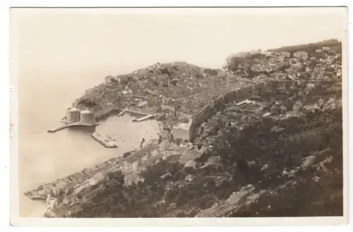 AK, Dubrovnik, Kroatien, Gesamtansicht, um 1930
