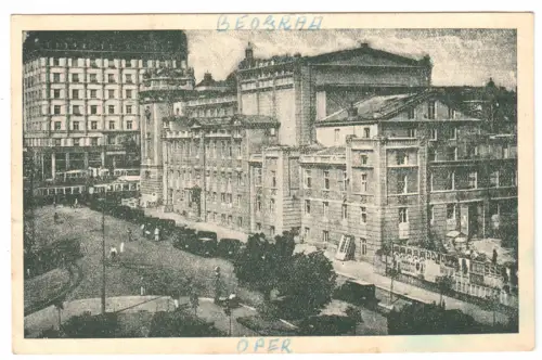 AK, Beograd, Belgrad, Serbien, Oper, 1943
