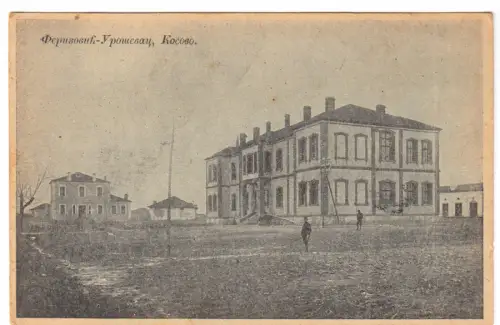 AK, Ferizaj-Urosevac, Kosovo, Gebäude, 1944