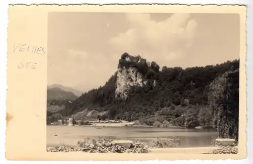 AK, Bled, Slovenien, Partie am Veldes See [Bleder See], Version 2, 1945