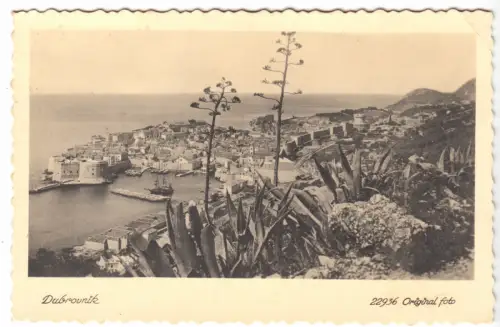 AK, Dubrovnik, Kroatien, Gesamtansicht, um 1960