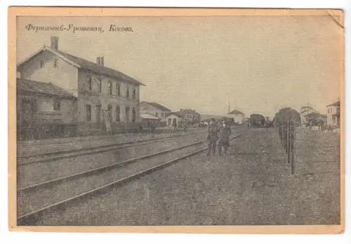AK, Ferizaj-Urosevac, Kosovo, Bahnhof, 1944