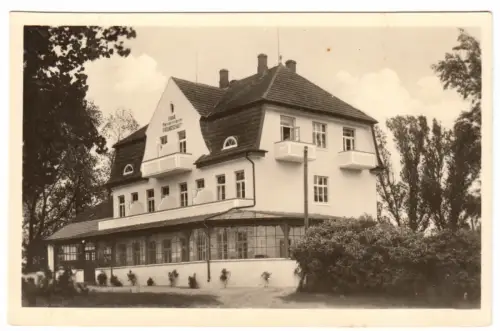 AK, Kirchdorf Insel Poel, FDGB-Erholungsheim "Freundschaft", 1955