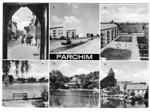 AK, Parchim, sechs Abb., 1975