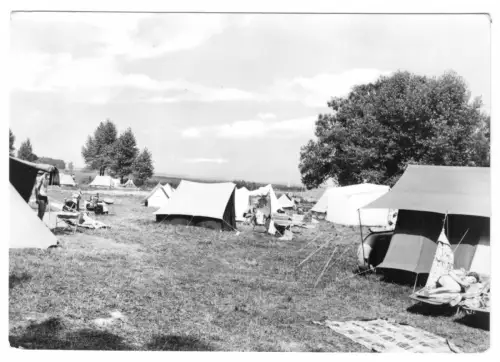 AK, Plau Meckl., Kr. Lübz, Zeltplatz "Zuruf", 1970