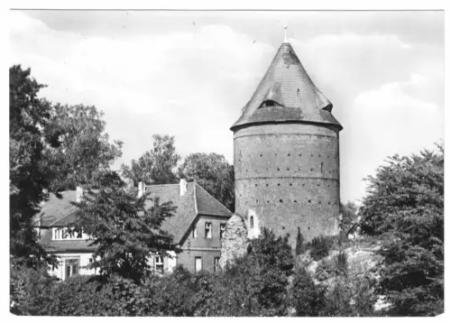 AK, Plau Meckl., Kr. Lübz, Blick zum Burgturm, Version 1, 1967