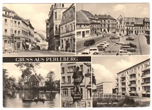 AK, Perleberg, fünf Abb., 1967