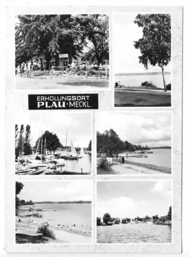 AK, Plau Meckl., Kr. Lübz, sechs Abb., 1967