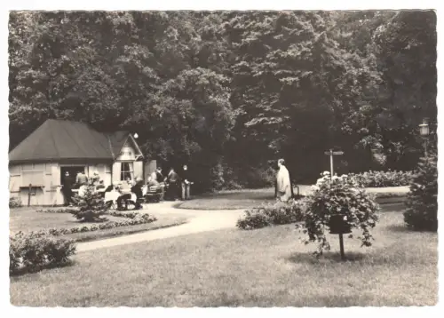 AK, Bad Wilsnack, Kiosk im Kurgarten, 1961
