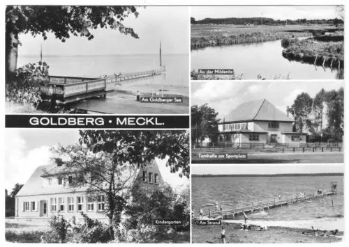 AK, Goldberg Meckl., Kr. Lübz, fünf Abb., 1970