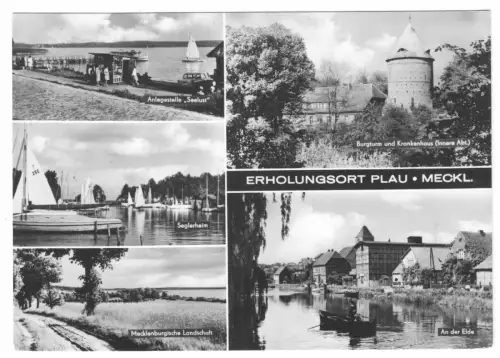 AK, Plau Meckl., Kr. Lübz, fünf Abb., 1969