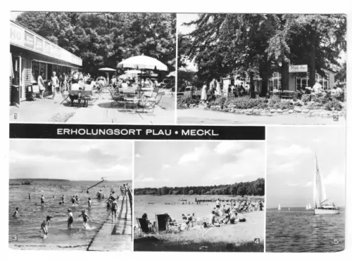 AK, Plau Meckl., Kr. Lübz, fünf Abb., 1970