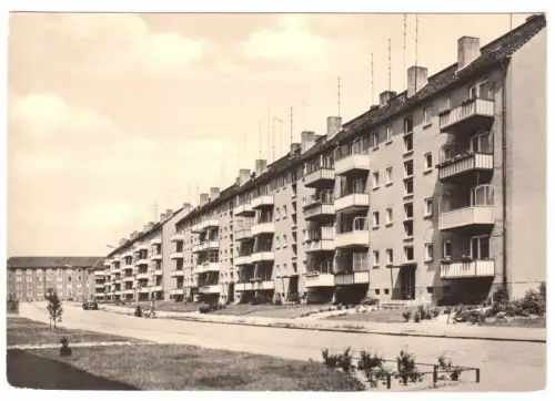 AK, Wittenberge, Str. des 7. Oktober, Neubauten, 1965