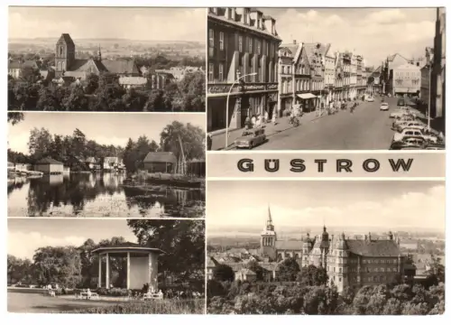 AK, Güstrow Meckl., fünf Abb., 1967