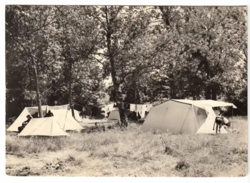 AK, Rubow Kr. Schwerin, OT Flessenow, Zeltplatz, 1968